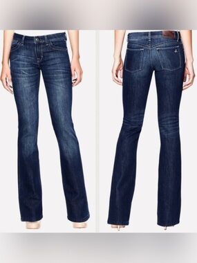 DL1961 Premium Denim Jennifer High Rise Boot Cut Jeans Sonic 29